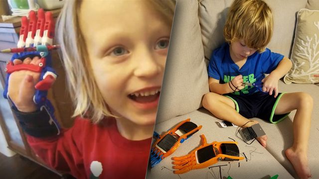 5-Jähriger baut Prothesenhände mit 3D-Drucker