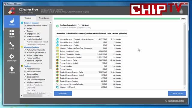 So geht's: CCleaner aktualisieren