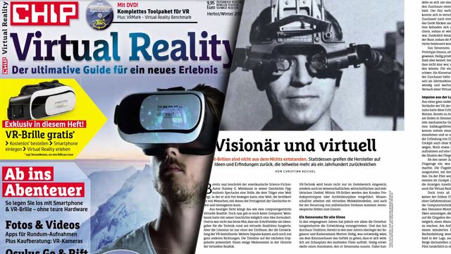 Alles über Virtual Reality: Das CHIP Magazin