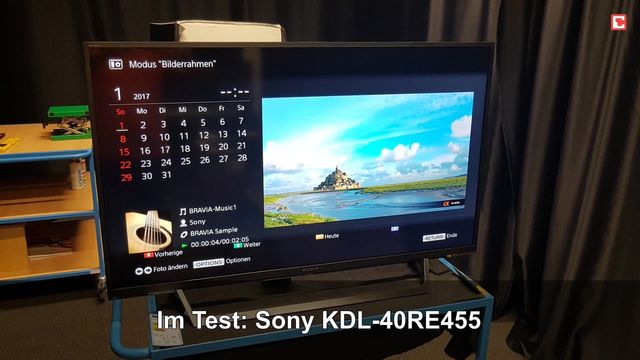 Sony KDL-40RE455: Eindrücke aus dem Testlabor