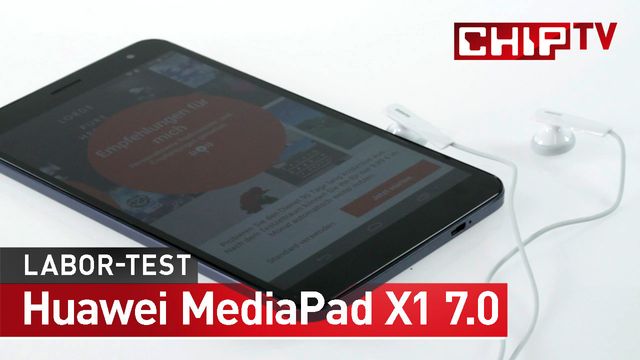 Huawei MediaPad X1 7.0 - Praxis-Test