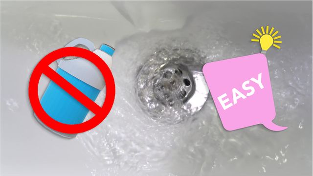 Einfacher Trick: Verstopften Abfluss mit Spülmittel wieder frei bekommen