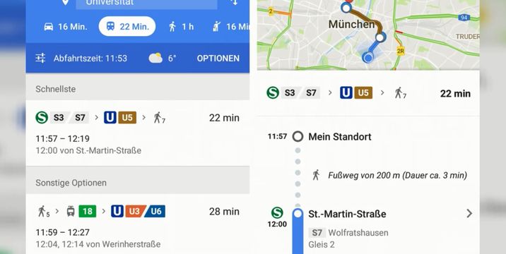 Google Maps: Neues Feature hilft Bus- und Bahnreisenden