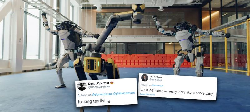 Tanzende Robotor: Video spaltet Twitter-Gemeinde