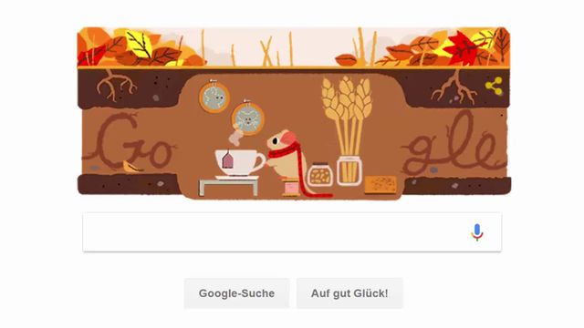 Google-Doodle zum Herbstanfang