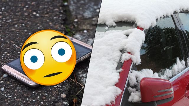 Diese Dinge sollten Sie im Winter nicht im Auto lassen