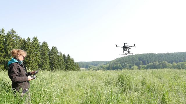 Hilfe aus der Luft : Rehkitzrettung per Drohne