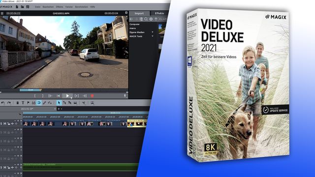 Magix Video Deluxe 2021: Günstiges Videoschnitt-Programm im Test