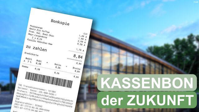 So sieht der Kassenbon der Zukunft aus