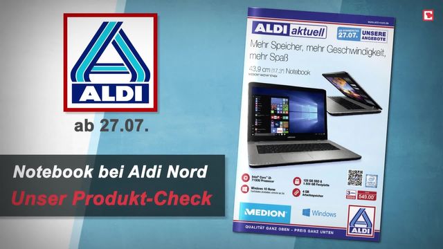 Aldi Nord Notebook im Angebot