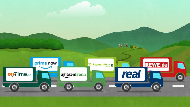 Rewe, Real, Amazon und Co: Online-Supermärkte im Test