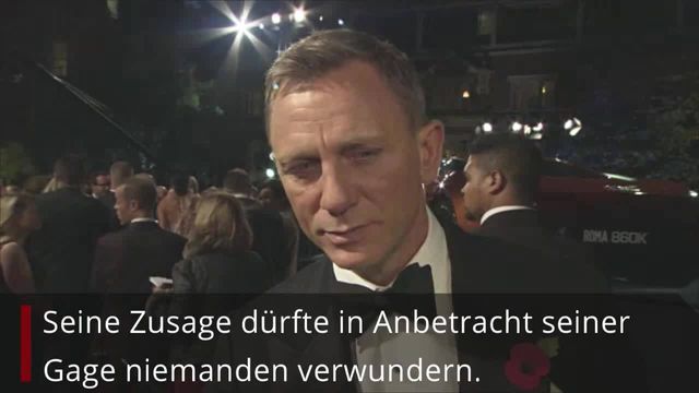 Rekord-Gage für Daniel Craig im nächsten James Bond