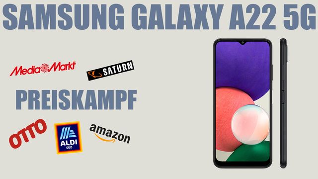 Samsungs Einsteiger-Handy im Angebot: Das Galaxy A22 5G im Preisvergleich