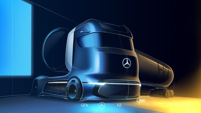 GenH2: Daimler LKW mit Brennstoffzelle