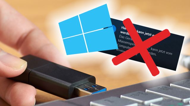 Windows 10 Update: USB-Stick einfach abziehen