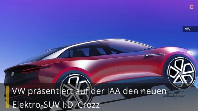 VW stellt neuen e-SUV I.D. Crozz vor