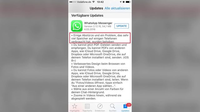 WhatsApp Speicher-Bug: So lösen Sie das Problem